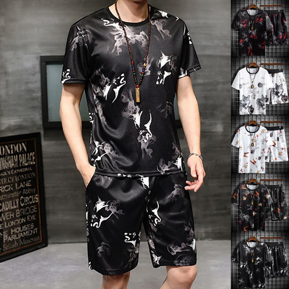 Men's Sleepwear Big Size Pajamas Set for Men Summer Shorts Two Piece Set Sleepwear Shorts Sleeved Plus Size 3xl 4xl Loungewear Male Nightwear 230317, Black
Men's Sleepwear Big Size Pajamas Set for Men Summer Shorts Two Piece Set Sleepwear Shorts Sleeved Plus Size 3xl 4xl Loungewear Male Nightwear 230317, Black