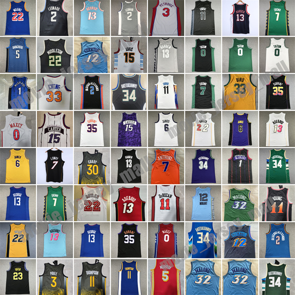 Durant Doncic Printed Basketball Tatum Ja Morant Jersey Stephen Harris Curry LaMelo Ball Adams Butler Lillard Devin Booker Kevin Antetokounmpo Donovan Vucevic, Choose number on picture
Durant Doncic Printed Basketball Tatum Ja Morant Jersey Stephen Harris Curry LaMelo Ball Adams Butler Lillard Devin Booker Kevin Antetokounmpo Donovan Vucevic, Choose number on picture