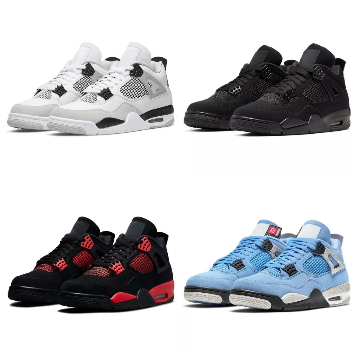 With Box 4s Basketball Shoes Women Men 4 Military Black Cat White Oreo Fire Red Thunder Sail University Blue Cool Grey Infrared Metallic Canvas Bred Sports Sneakers00, 48
With Box 4s Basketball Shoes Women Men 4 Military Black Cat White Oreo Fire Red Thunder Sail University Blue Cool Grey Infrared Metallic Canvas Bred Sports Sneakers00, 48