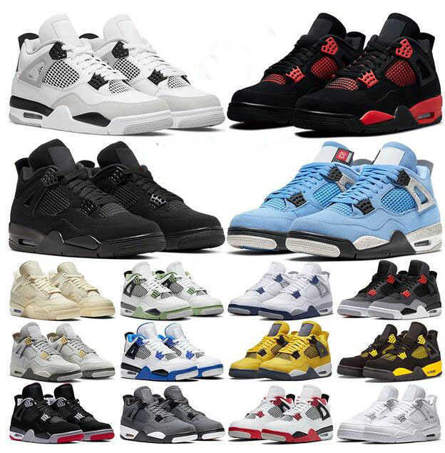 New 4 basketball shoes for men women 4s Military Black Cat Sail Red Thunder White Oreo Photon Dust Blue University Seafoam Cool Grey mens sports, 12
New 4 basketball shoes for men women 4s Military Black Cat Sail Red Thunder White Oreo Photon Dust Blue University Seafoam Cool Grey mens sports, 12