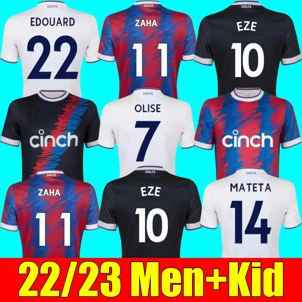 2022 2023 CRYSTAL OLISE Third Soccer Jerseys 22 23 PALACE ZAHA CPFC EZE J.AYEW Away 3rd maillots de foot BENTEKE MILIVOJEVIC ANDERSEN GALLAGHER Home Football shirt, 22/23 away+league patch
2022 2023 CRYSTAL OLISE Third Soccer Jerseys 22 23 PALACE ZAHA CPFC EZE J.AYEW Away 3rd maillots de foot BENTEKE MILIVOJEVIC ANDERSEN GALLAGHER Home Football shirt, 22/23 away+league patch