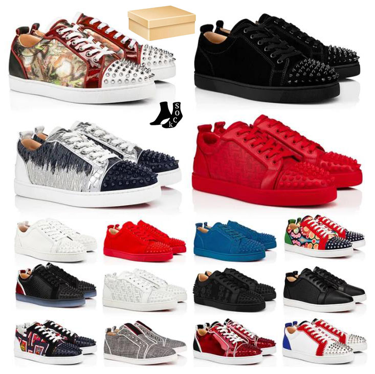 2023 Men Loafers Rivets Low Studed Designers Shoe Mens Women Fashion red bottomes Sneakers Trainers Eur 36-47 Big Size 13, Customize
2023 Men Loafers Rivets Low Studed Designers Shoe Mens Women Fashion red bottomes Sneakers Trainers Eur 36-47 Big Size 13, Customize