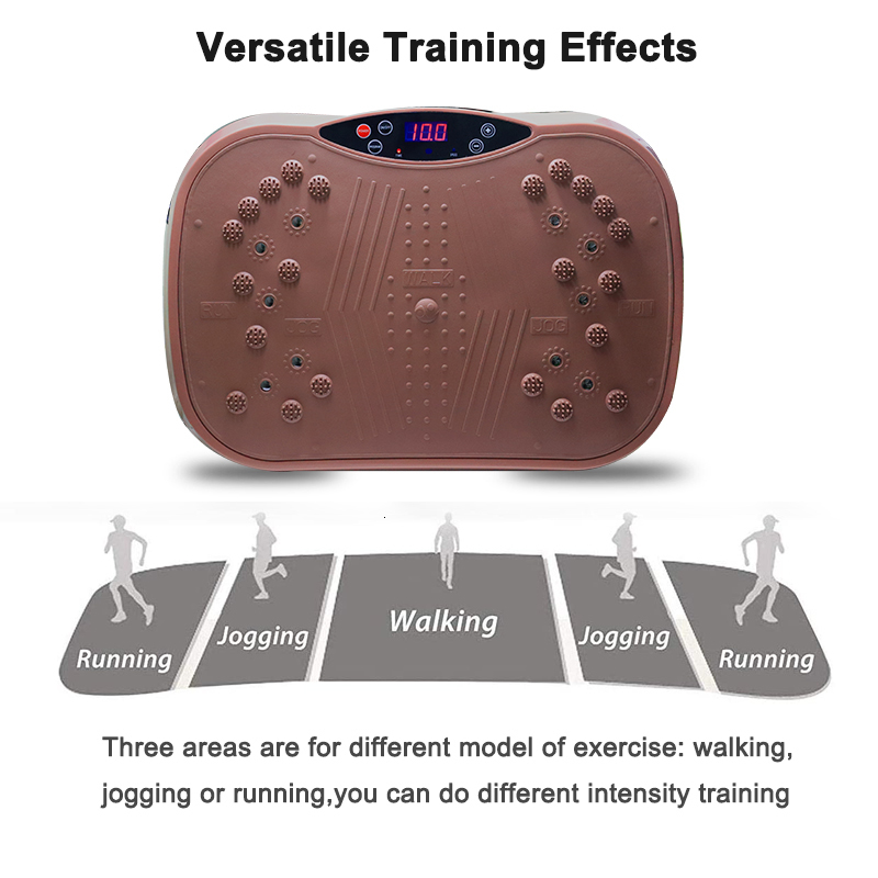 Full Body Massager Vibration Platform Machine Fat Burning Slimming Lazy Weight Loss Shaking Workout Ultimate Oscillating Device 230317