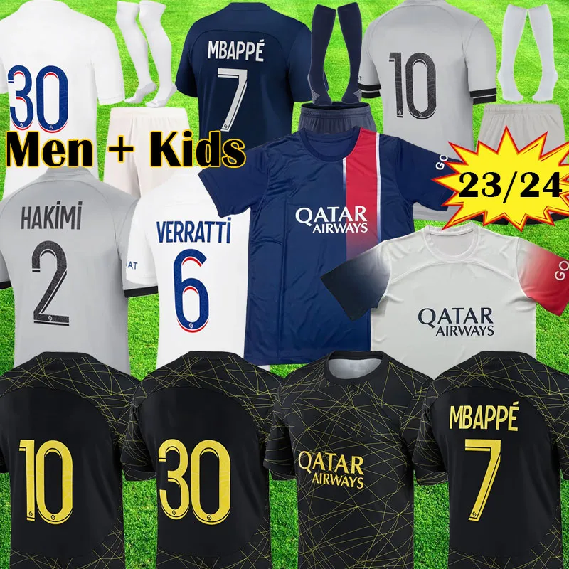 Maillot MBAPPE Soccer jerseys 4th HAKIMI SERGIO RAMOS 22 23 Fourth 23 24 pSGS Maillots de football 2022 2023 MARQUINHOS VERRATTI men kids kit uniforms enfants, Away
Maillot MBAPPE Soccer jerseys 4th HAKIMI SERGIO RAMOS 22 23 Fourth 23 24 pSGS Maillots de football 2022 2023 MARQUINHOS VERRATTI men kids kit uniforms enfants, Away