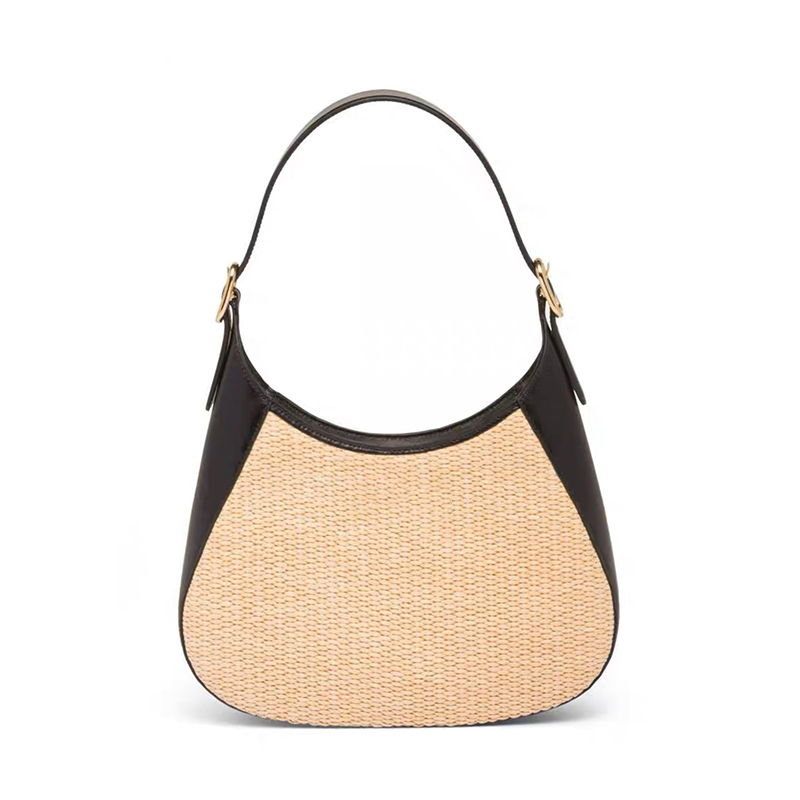 Summer Leather Armpit & Straw Shoulder Bags: Designer Handbags for Ladies - Classic Baguette Tote Wholesale, Black
Summer Leather Armpit & Straw Shoulder Bags: Designer Handbags for Ladies - Classic Baguette Tote Wholesale, Black