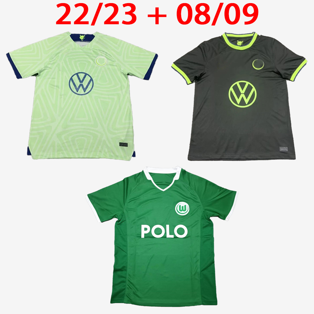 2023 2024 Wolfsburg Soccer jerseys retro 2008 2009 STEFFEN WEGHORST 22 23 24 Football Shirts T Vintage 08 09 BREKALO MEHMEDI PHILIPP VICTOR SA GERHARDT ARNOLD uniform, 2022/2023 away
2023 2024 Wolfsburg Soccer jerseys retro 2008 2009 STEFFEN WEGHORST 22 23 24 Football Shirts T Vintage 08 09 BREKALO MEHMEDI PHILIPP VICTOR SA GERHARDT ARNOLD uniform, 2022/2023 away