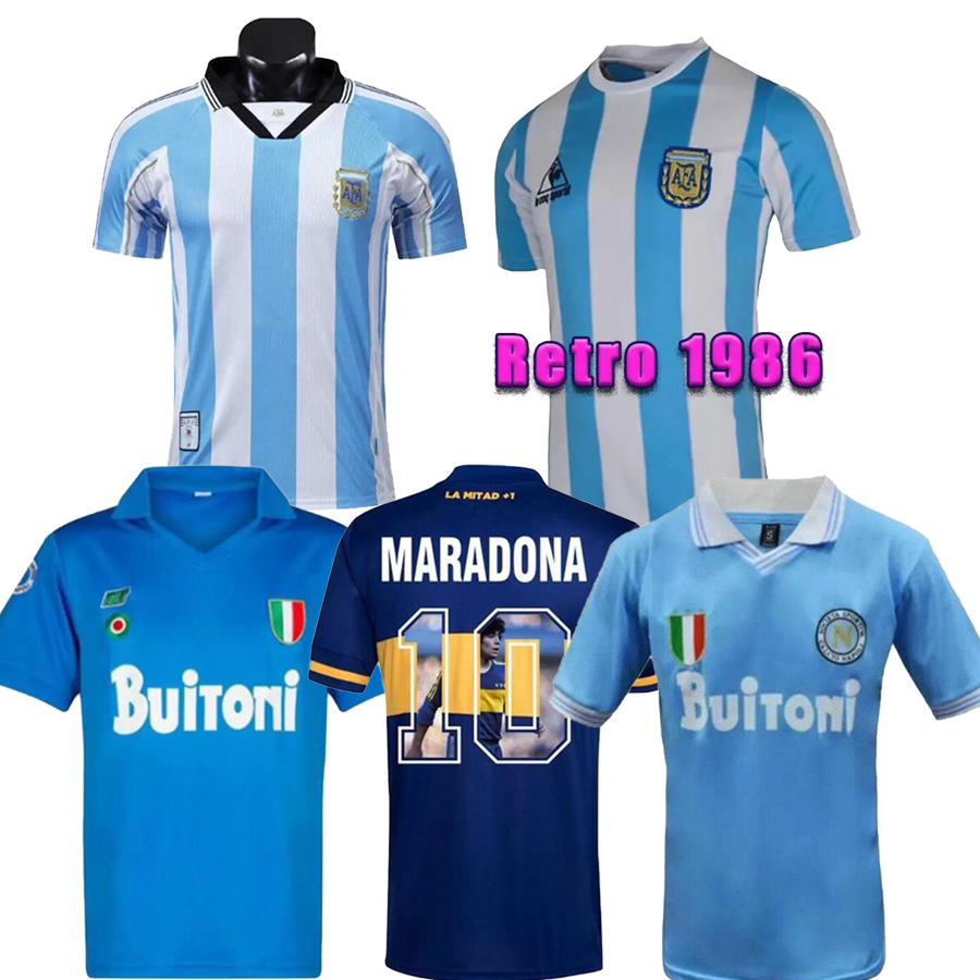 Maradona Retro Argentina Soccer Jerseys 1986 1987 1988 1999 Napoli Boca 1995 87 88 89 91 93 Maillots de football Maradona shirts
Maradona Retro Argentina Soccer Jerseys 1986 1987 1988 1999 Napoli Boca 1995 87 88 89 91 93 Maillots de football Maradona shirts