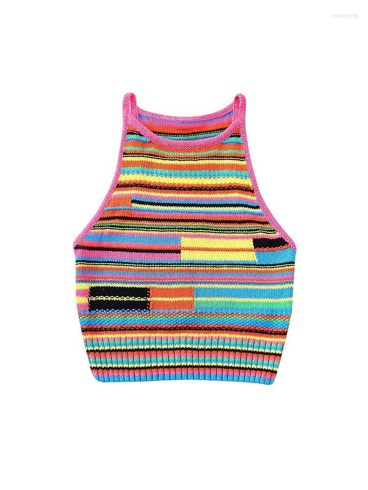 Women' Tanks Women 2023 Summer Temperament Contrasting Color Tight Knitted Suspenders Casual Chic Striped Short Top Vest, Shorts
Women' Tanks Women 2023 Summer Temperament Contrasting Color Tight Knitted Suspenders Casual Chic Striped Short Top Vest, Shorts