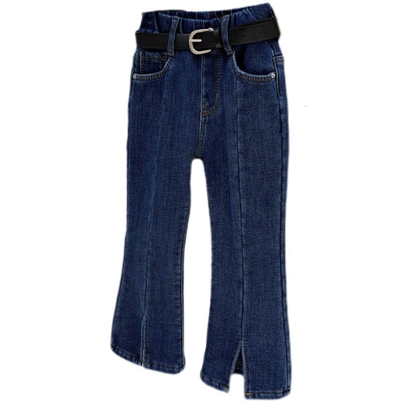 Jeans Spring Autumn Girls Kids Denim Pants Baby Children Jeans Long Pant Trousers Children Clothes 2-12T 230317