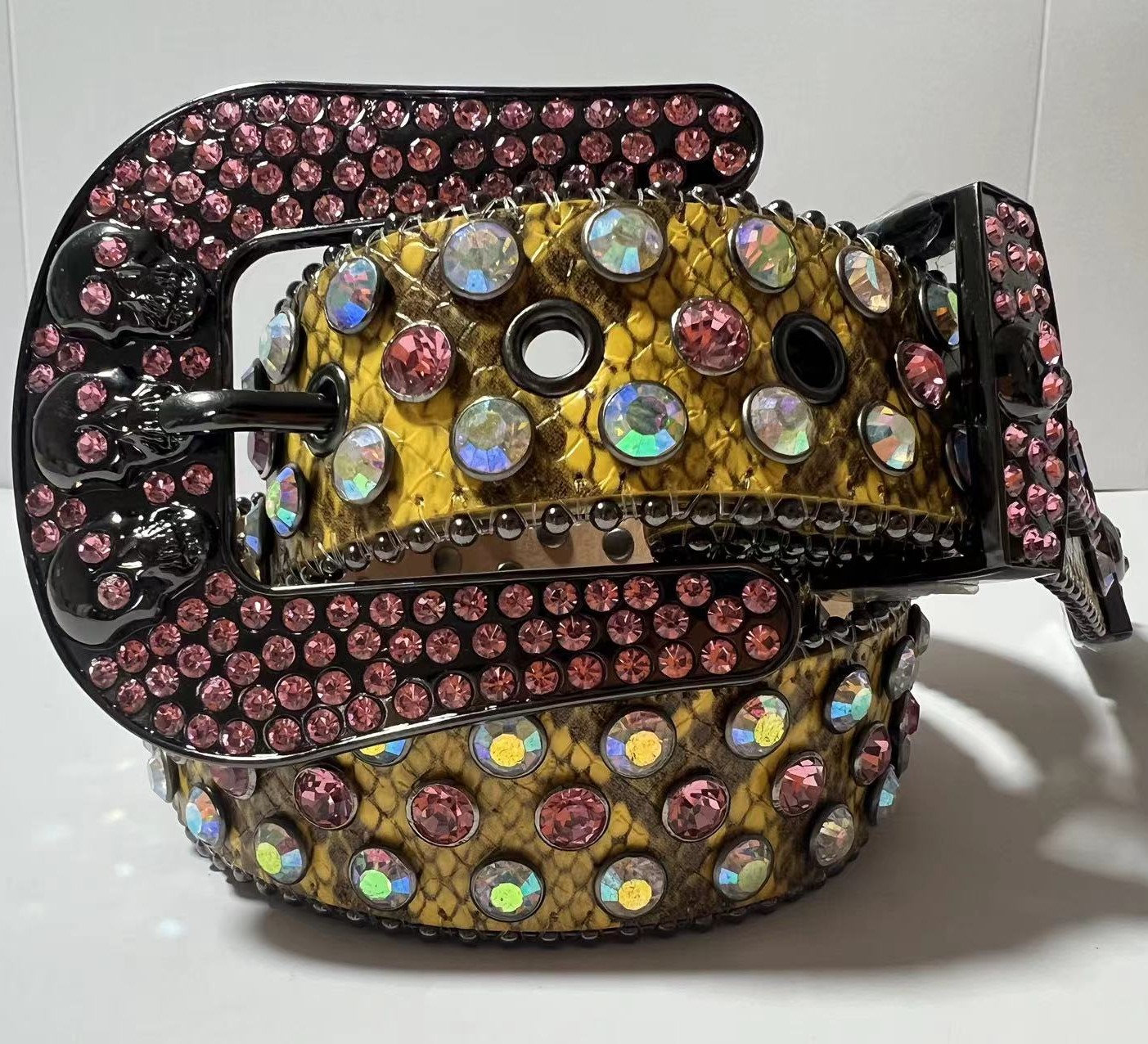 Unique Human Skull Rhinestone Belt Bb Simon Belts Designer for Man Women Waist As Friends Birthday Gift, Customize
Unique Human Skull Rhinestone Belt Bb Simon Belts Designer for Man Women Waist As Friends Birthday Gift, Customize
