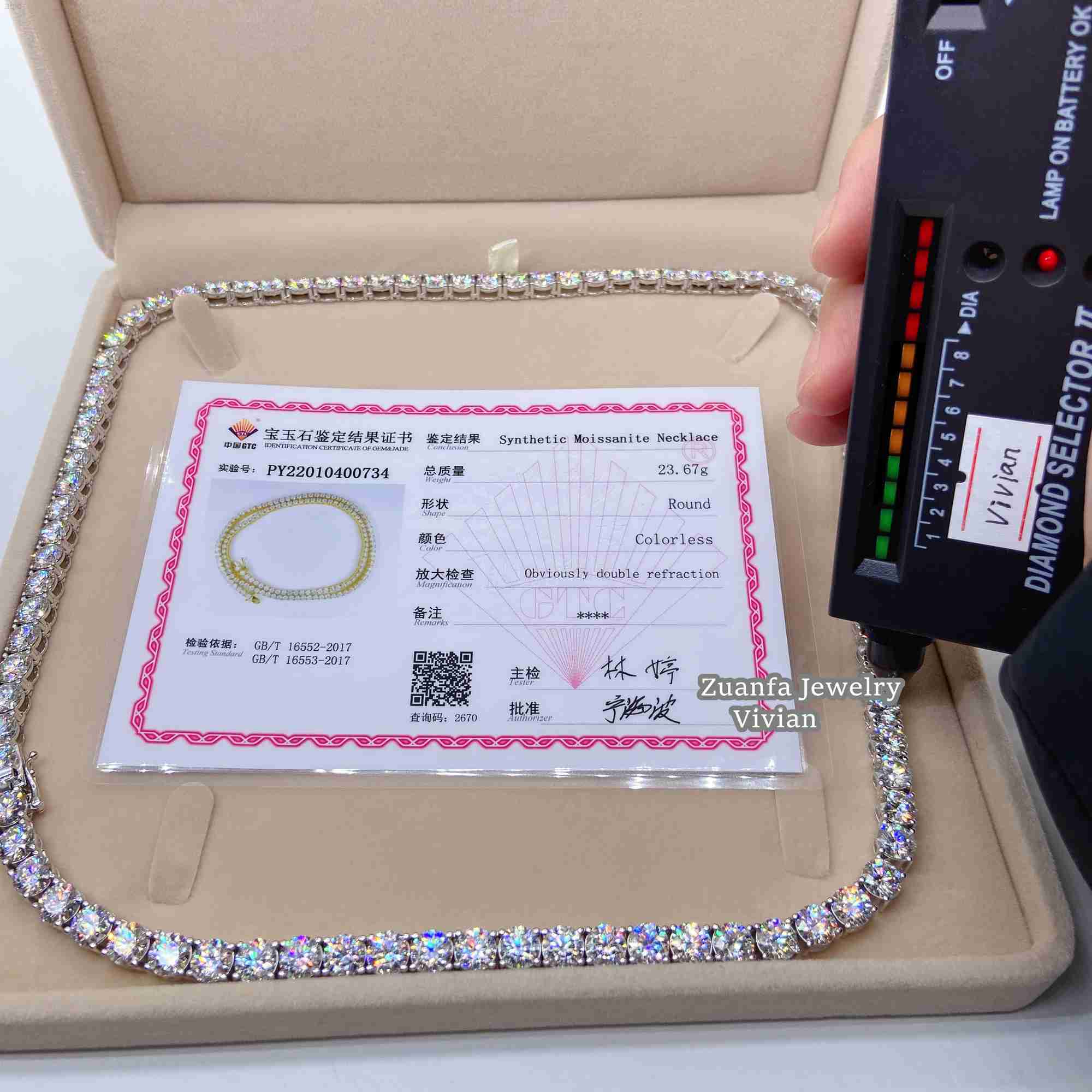 2mm 3mm 4mm 5mm 6.5mm 7mm 7.5mm 8mm Classic Necklace Silver Vvs Moissanite Mens Chains Fine Jewelry Tennis Chain
2mm 3mm 4mm 5mm 6.5mm 7mm 7.5mm 8mm Classic Necklace Silver Vvs Moissanite Mens Chains Fine Jewelry Tennis Chain