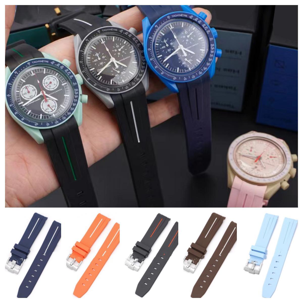 Moon watch bands curved end rubber watch strap high quality new 20mm constellation men women waterproof sports watch band for men tools
Moon watch bands curved end rubber watch strap high quality new 20mm constellation men women waterproof sports watch band for men tools