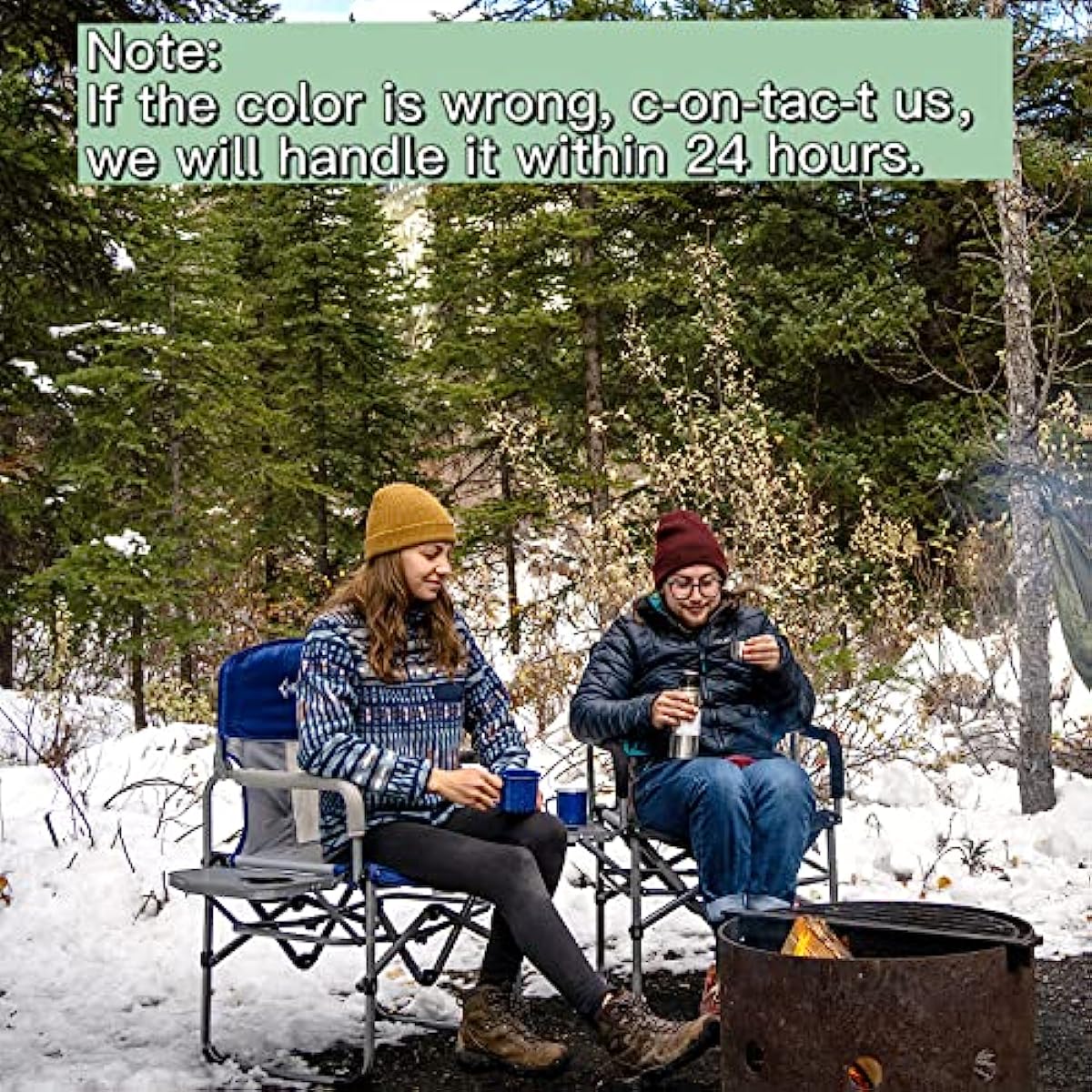Folding Camping Chair Heavy Duty Portable Directors Chairs for Adult with Side Table Mesh Back Compact Style for Outdoor Outside Lawn Sports Fishing