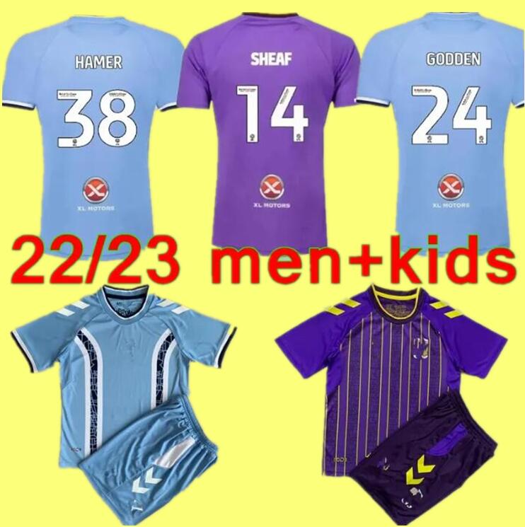22 23 Coventry City soccer jerseys O Hare Sheaf Gyokeres Godden Hamer 2022 2023 home blue men kids kit football shirts tops camiseta de futbol, Away+patch
22 23 Coventry City soccer jerseys O Hare Sheaf Gyokeres Godden Hamer 2022 2023 home blue men kids kit football shirts tops camiseta de futbol, Away+patch