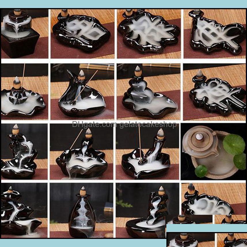 Fragrance Lamps Ceramic Glaze Waterfall Backflow Incense Burner Censer Holder Cones Home Decor 24 Style Stick Kka8036 Dhqkt
Fragrance Lamps Ceramic Glaze Waterfall Backflow Incense Burner Censer Holder Cones Home Decor 24 Style Stick Kka8036 Dhqkt