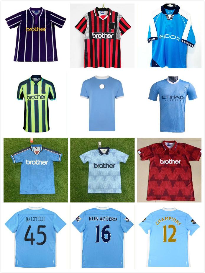 City 2011 2012 Tevez Kun Aguero Silva retro soccer jerseys 1972 1989 1991 1998 1999 TOURE YAYA ZABALETA NASRI Haaland DZEKO Balotelli vintage classic football shirt
City 2011 2012 Tevez Kun Aguero Silva retro soccer jerseys 1972 1989 1991 1998 1999 TOURE YAYA ZABALETA NASRI Haaland DZEKO Balotelli vintage classic football shirt