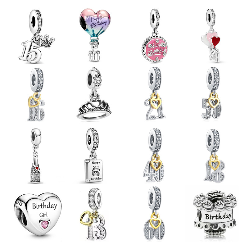 925 silver Fit Pandora Original charms DIY Pendant women Bracelets beads Europe Happy Birthday Hot Air Balloon
925 silver Fit Pandora Original charms DIY Pendant women Bracelets beads Europe Happy Birthday Hot Air Balloon