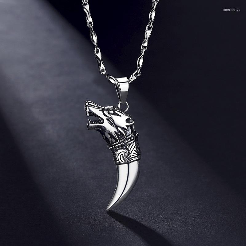 Chains Wolf Teeth Pendant Men's Necklace Trendy Hip Hop Simple Sen Gives Boyfriend