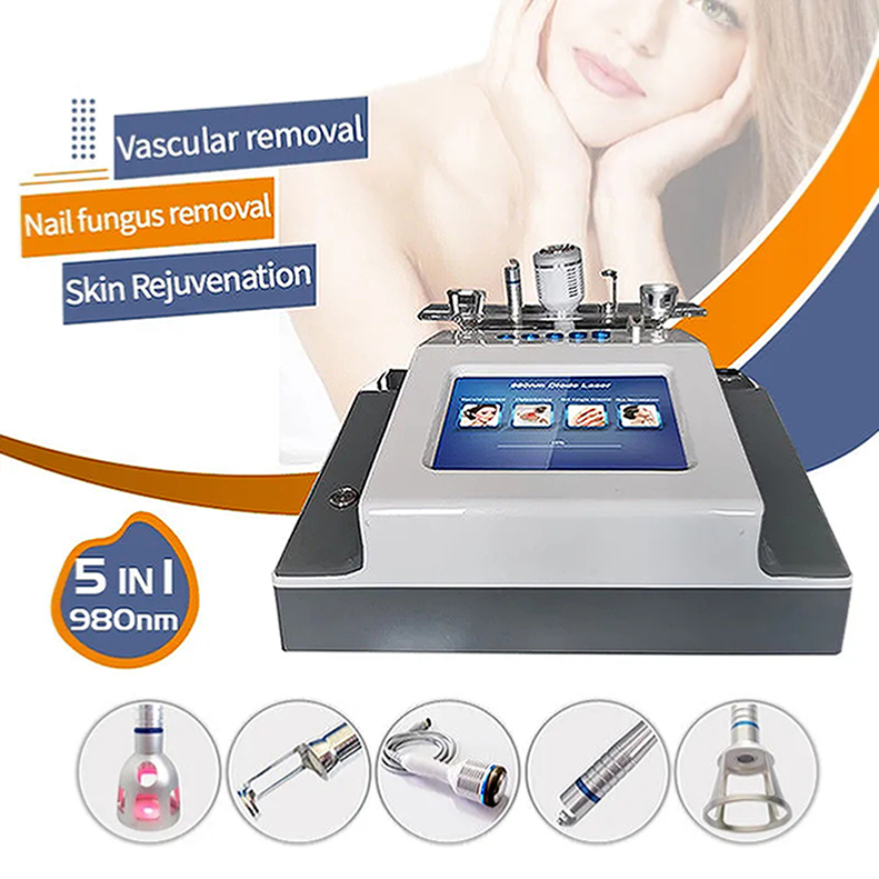980nm Laser Vascular Treatment Machine Spider Vein Removal Vascular Therapy Varicose Veins Nail Fungus Treatment Clinic Use Vascular Laser Equipment