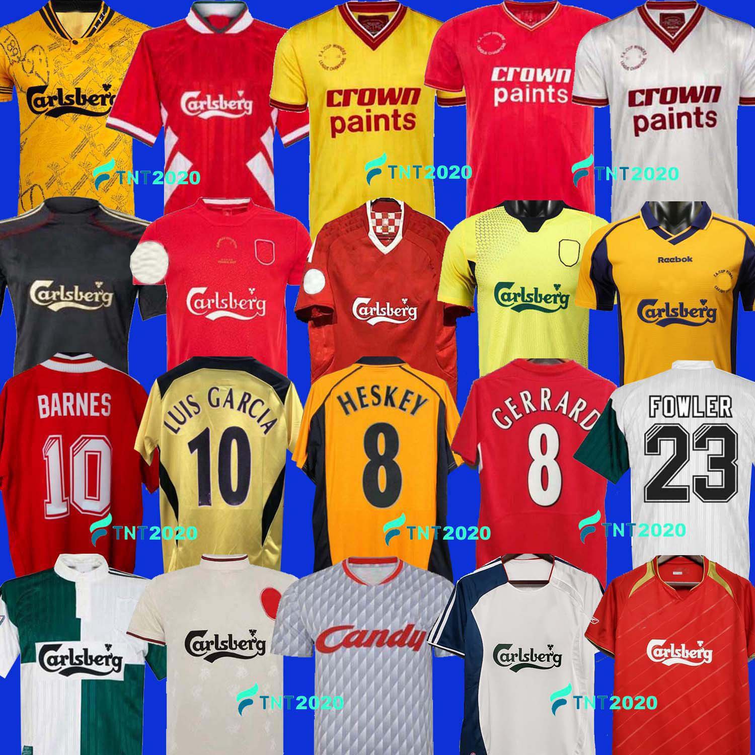 DALGLISH Retro soccer Jerseys Man McMANAMAN 04 05 FOWLER 1989 Maillot 06 07 Barnes 08 09 Rush 97 95 96 93 85 TORRES 82 89 91 Maillot 85 86 men