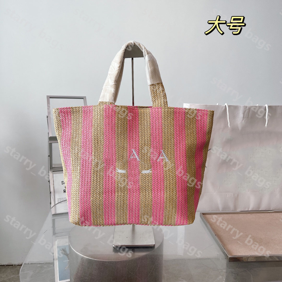 Stripe Straw Bags Designer Bag Woman Crochet Tote Bag Luxury P Handbag Summer Shopping Purse Triangular Totes Shoulder Handbags Beach, P2-small
Stripe Straw Bags Designer Bag Woman Crochet Tote Bag Luxury P Handbag Summer Shopping Purse Triangular Totes Shoulder Handbags Beach, P2-small