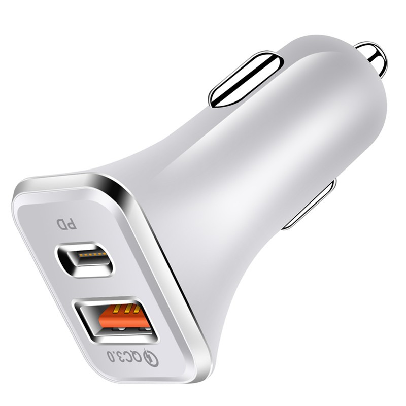 Dual Ports 2.4A High Speed USB C Car Charger Type c Pd Chargers For IPhone 12 13 14 15 Pro Max Samsung S23 S22 Note 20 htc lg With Box