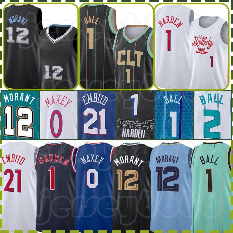Ja Morant 12 James Harden Basketball Jerseys Tyrese Maxey Retro Allen Iverson 1 0 6 21 3 Julius Erving Joel Embiid Memphises Memphis''76ers''Mens Shirt, Men jersey
Ja Morant 12 James Harden Basketball Jerseys Tyrese Maxey Retro Allen Iverson 1 0 6 21 3 Julius Erving Joel Embiid Memphises Memphis''76ers''Mens Shirt, Men jersey