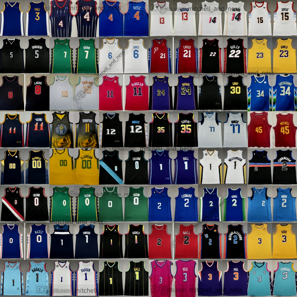 Basketball Jaylen Brown Jerseys 2023 New With 6 Patch 10 Darius Garland 11 Klay Thompson Trae Young 12 Ja Morant 13 Bam Adebayo Paul George Zach LaVine Lonzo Ball, Aspicture (with team name)
Basketball Jaylen Brown Jerseys 2023 New With 6 Patch 10 Darius Garland 11 Klay Thompson Trae Young 12 Ja Morant 13 Bam Adebayo Paul George Zach LaVine Lonzo Ball, Aspicture (with team name)