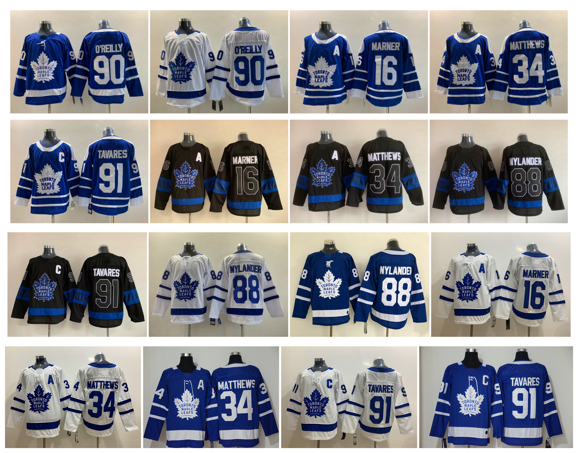 Leafs Auston Matthews Maple Hockey Jersey Toronto Ryan O'Reilly John Tavares Reverse Retro Jerseys William Nylander Mitchell Marner Blue White Size -XXXL, As pic
Leafs Auston Matthews Maple Hockey Jersey Toronto Ryan O'Reilly John Tavares Reverse Retro Jerseys William Nylander Mitchell Marner Blue White Size -XXXL, As pic