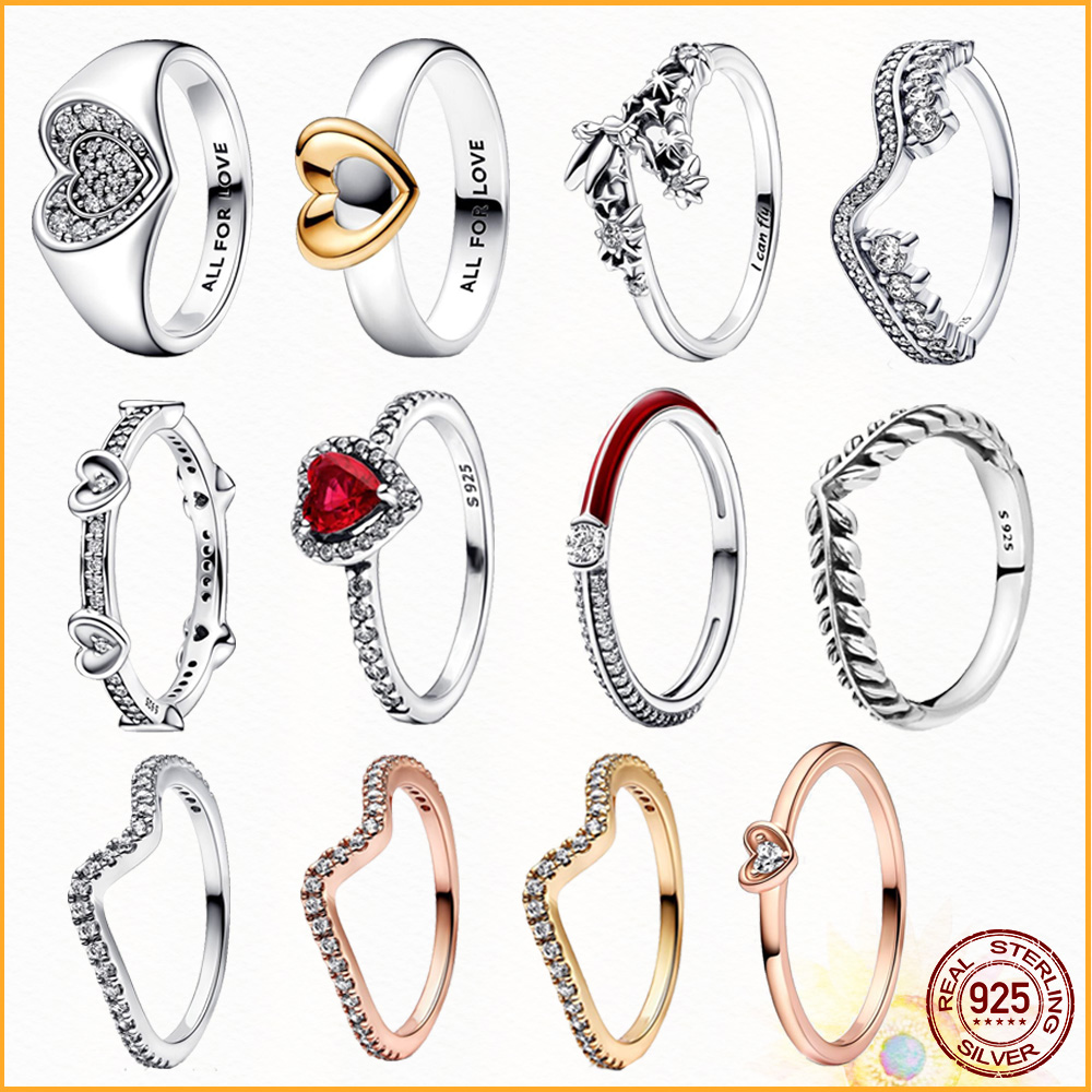 Heart Cushion Logo Ring New 925 Sterling Silver Pandora Series Ladies Ring Anniversary Gift Jewelry
Heart Cushion Logo Ring New 925 Sterling Silver Pandora Series Ladies Ring Anniversary Gift Jewelry