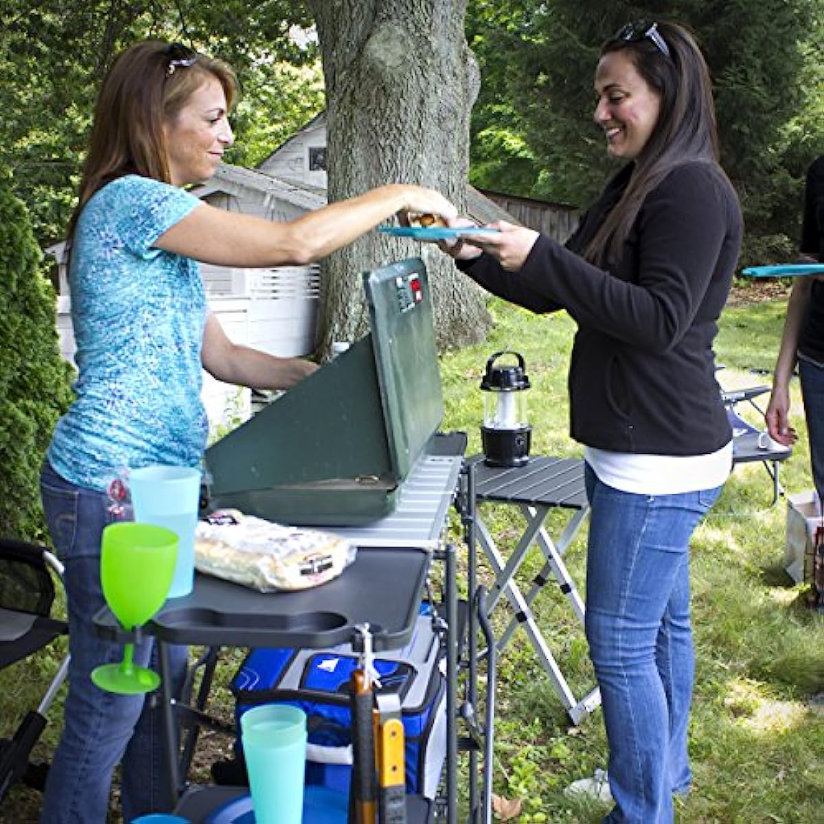 GCI Outdoor Slim-Fold Cook Station Portable Outdoor Folding Table eureka camp table