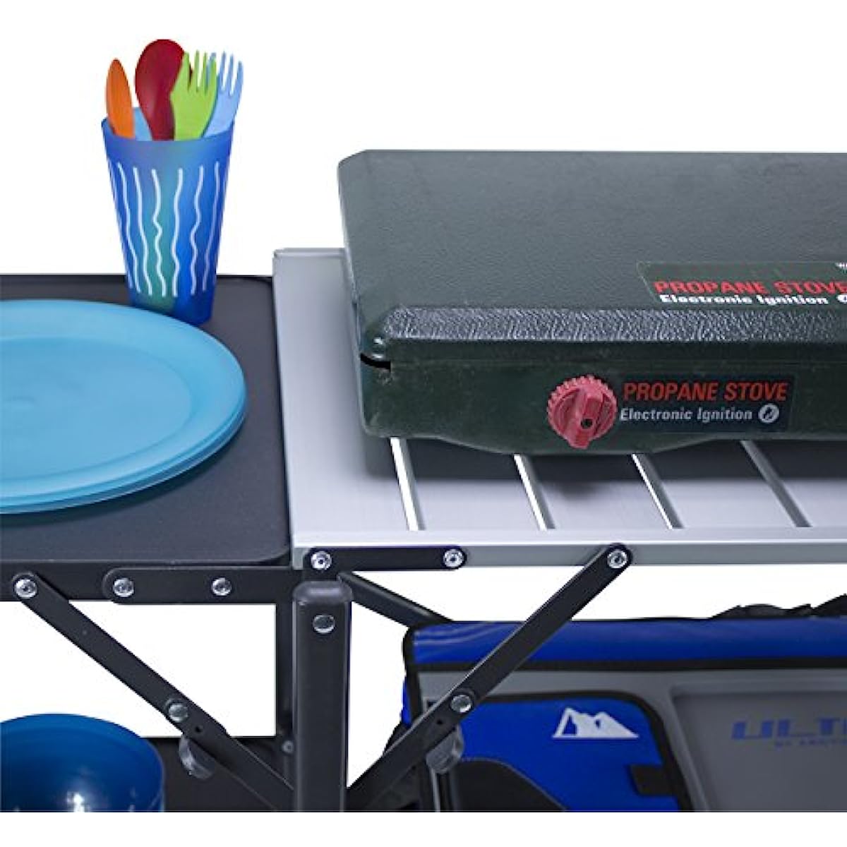 GCI Outdoor Slim-Fold Cook Station Portable Outdoor Folding Table eureka camp table