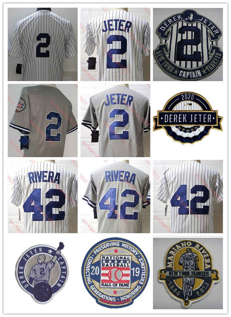 Mens Derek Jeter Baseball Jersey Stitched White Pinstripe grey #42 Mariano Rivera Retirement Jerseys S-3XL, 2 derek jeter
Mens Derek Jeter Baseball Jersey Stitched White Pinstripe grey #42 Mariano Rivera Retirement Jerseys S-3XL, 2 derek jeter