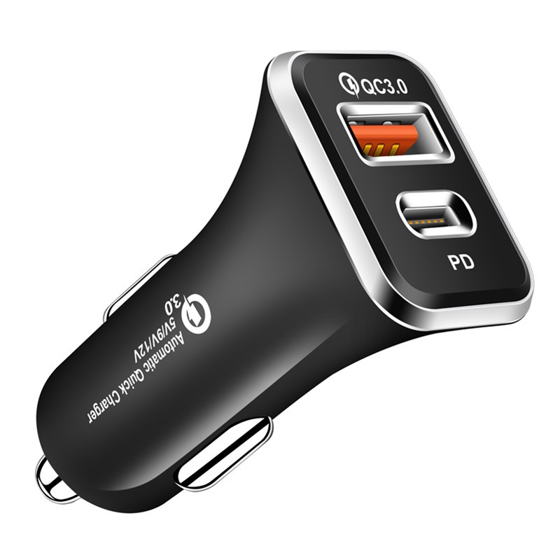 Dual Ports 2.4A High Speed USB C Car Charger Type c Pd Chargers For IPhone 12 13 14 15 Pro Max Samsung S23 S22 Note 20 htc lg With Box