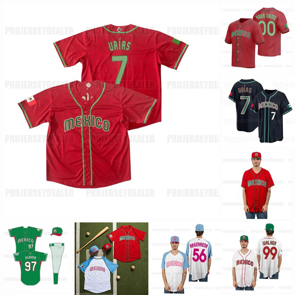 7 Julio Urias Mexico 2023 WBC Jersey World Baseball Classic Alex Verdugo Alejandro Kirk Rowdy Tellez Randy Arozarena Luis Urias Duran Jose Urquidy Taijuan Walker, White
7 Julio Urias Mexico 2023 WBC Jersey World Baseball Classic Alex Verdugo Alejandro Kirk Rowdy Tellez Randy Arozarena Luis Urias Duran Jose Urquidy Taijuan Walker, White