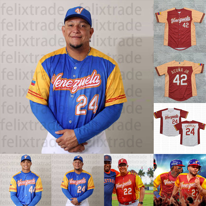 Venezuela 2023 World Baseball Classic Jersey Ronald Acuna Jr. Jose Altuve Miguel Cabrera Luis Arraez Miguel Rojas Gleyber Torres Eugenio Suarez 2023 WBC jersey, 23 joc pederson
Venezuela 2023 World Baseball Classic Jersey Ronald Acuna Jr. Jose Altuve Miguel Cabrera Luis Arraez Miguel Rojas Gleyber Torres Eugenio Suarez 2023 WBC jersey, 23 joc pederson