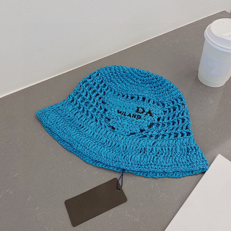 Hat Bucket Luxury Summer Designer Straw Hat Handmade with Embroidered Letters Suitable for Summer Beach Travel Beautiful very good nice, Blue
Hat Bucket Luxury Summer Designer Straw Hat Handmade with Embroidered Letters Suitable for Summer Beach Travel Beautiful very good nice, Blue