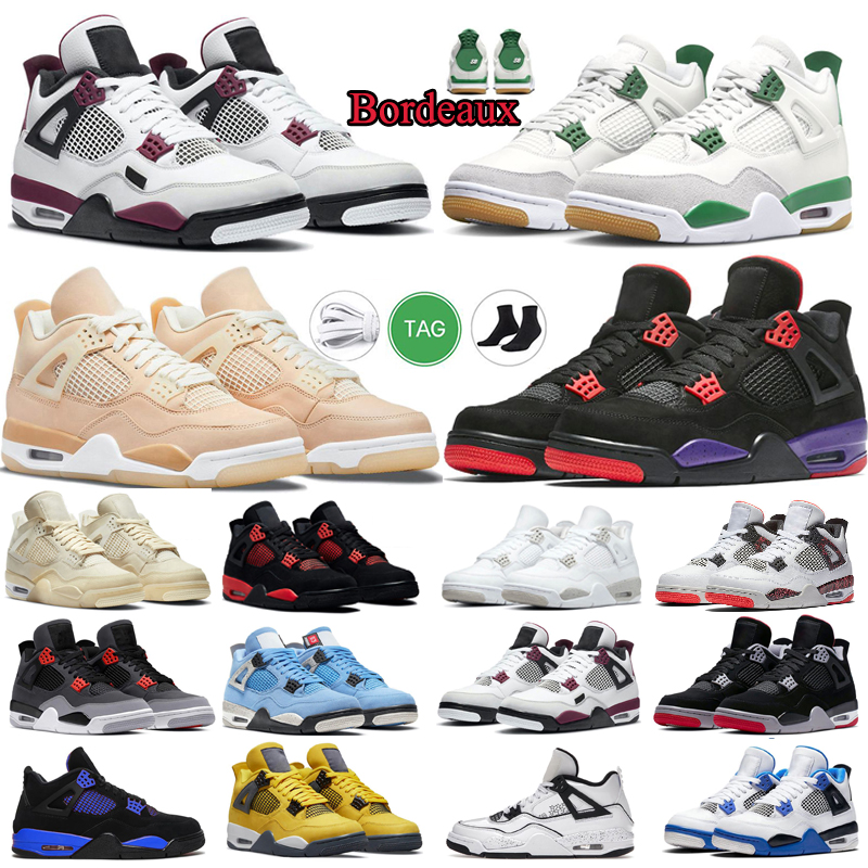 Modish style basketball shoes 4 4s men women designer Pine Green Military Messy Room Photon Dust Seafoam Flight Nostalgia Thunder Lightning sports sneaker size 36-47, #37 fiba 40-47
Modish style basketball shoes 4 4s men women designer Pine Green Military Messy Room Photon Dust Seafoam Flight Nostalgia Thunder Lightning sports sneaker size 36-47, #37 fiba 40-47