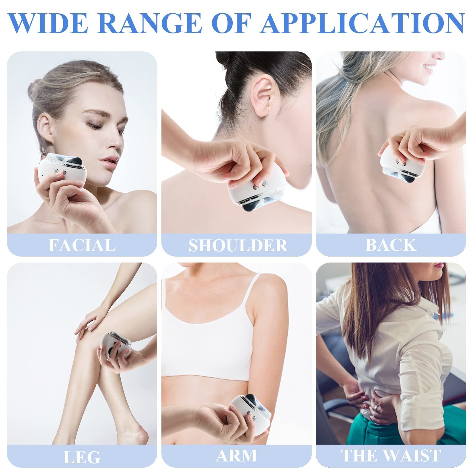 Face Care Devices EMS Microcurrent Heating GuaSha Tool Vibration Massager For Gua sha Anti Aging Contour Acupressure Skin 230317