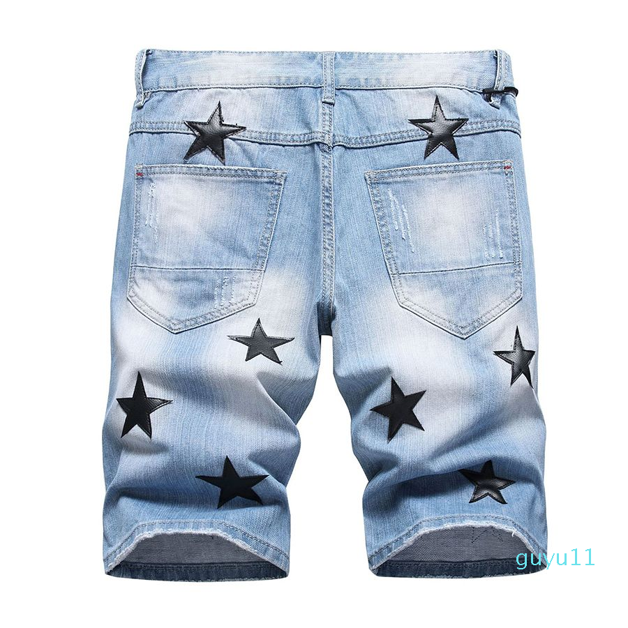 Jeans Denim Shorts Men's Star Patch Ripped Summer Designer Retro Big Size short Pants
Jeans Denim Shorts Men's Star Patch Ripped Summer Designer Retro Big Size short Pants