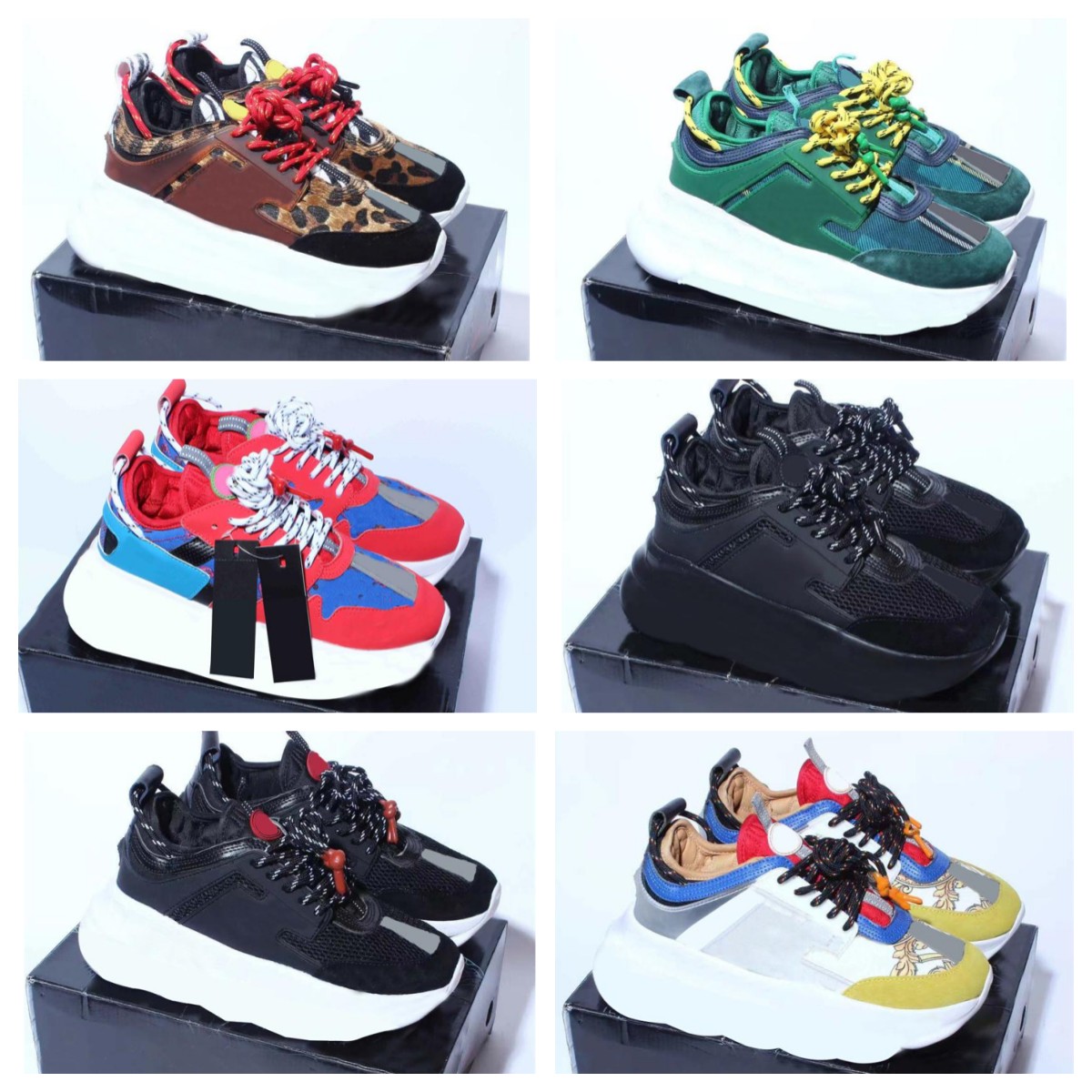 2023 Designer Sneakers Chain Reaction Casual Shoes Reflective Trainers Men Women Sneaker Triple Black White Multi-Color Suede Shoe, Color 17
2023 Designer Sneakers Chain Reaction Casual Shoes Reflective Trainers Men Women Sneaker Triple Black White Multi-Color Suede Shoe, Color 17