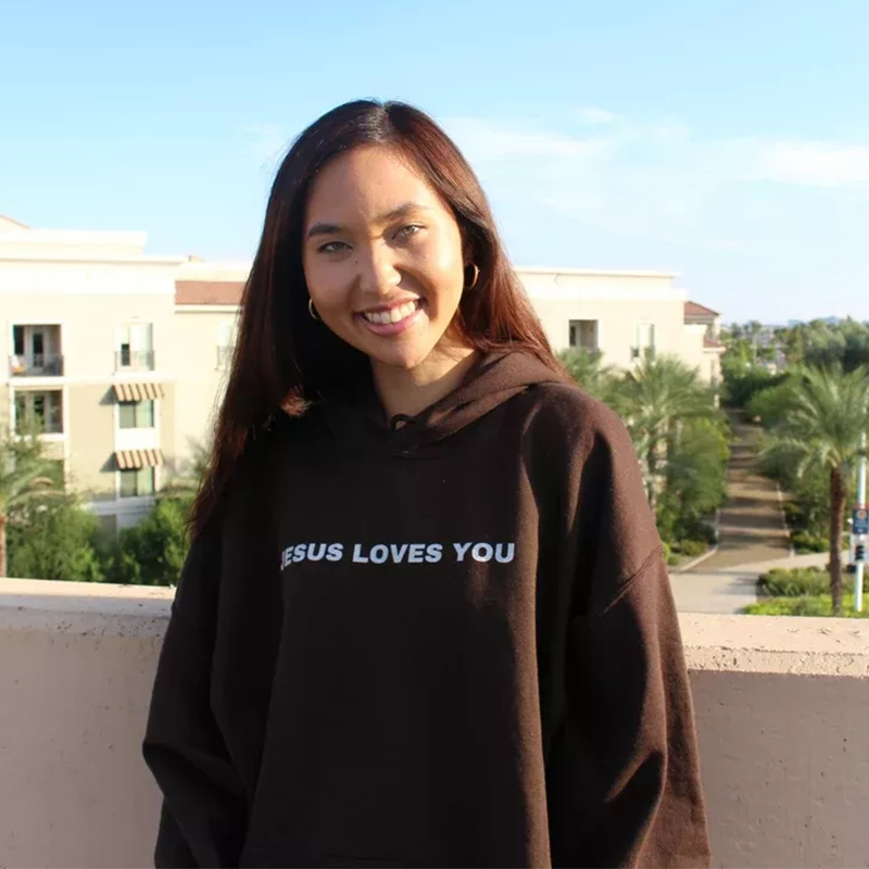 Womens Hoodies Sweatshirts Dear Person Behind Me Jesus Loves You Sweatshirt Christian Jesus Sweatshirt Christian Apparel Trendy pullovers religion top