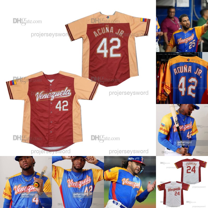 Team Venezuela 2023 World Baseball Classic Jerseys WBC Ronald Acuna Jr. Miguel Cabrera Jose Altuve Luis Arraez Gleyber Torres David Peralta Martin Perez Luis Arraez, Mens flex base blue as photo
Team Venezuela 2023 World Baseball Classic Jerseys WBC Ronald Acuna Jr. Miguel Cabrera Jose Altuve Luis Arraez Gleyber Torres David Peralta Martin Perez Luis Arraez, Mens flex base blue as photo