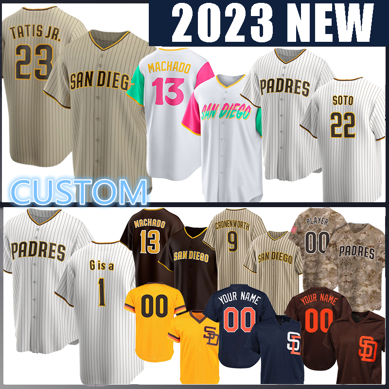 2023 Baseball Jerseys 22 Juan Soto 23 Fernando Tatis Jr 1 Trent Grisham Manny Machado Ha-Seong Kim Jake Cronenworth Xander Bogaerts Luis Campusano, Women(size:s-xxl)jiaoshi
2023 Baseball Jerseys 22 Juan Soto 23 Fernando Tatis Jr 1 Trent Grisham Manny Machado Ha-Seong Kim Jake Cronenworth Xander Bogaerts Luis Campusano, Women(size:s-xxl)jiaoshi
