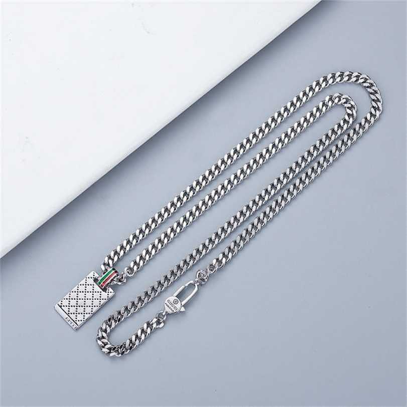 2023 Designer New Jewelry double color Lingge rectangle brand necklace fashion men's and women's lovers' elf skull sweater chain
2023 Designer New Jewelry double color Lingge rectangle brand necklace fashion men's and women's lovers' elf skull sweater chain