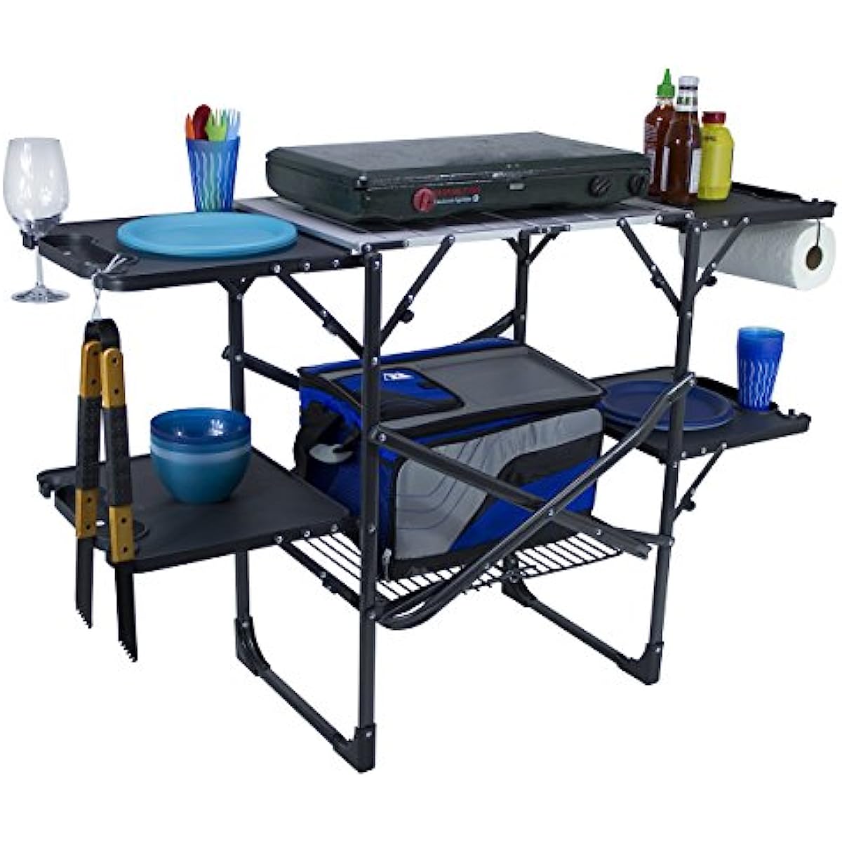 GCI Outdoor Slim-Fold Cook Station Portable Outdoor Folding Table eureka camp table
