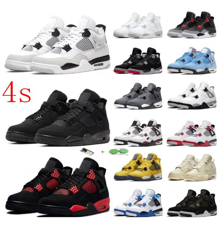 Quality men womens Basketball shoes 4 Military Black Canvas Red Thunder Canyon Purple University Blue White Violet Ore Black Cat men trainer outdoor sneakers
Quality men womens Basketball shoes 4 Military Black Canvas Red Thunder Canyon Purple University Blue White Violet Ore Black Cat men trainer outdoor sneakers