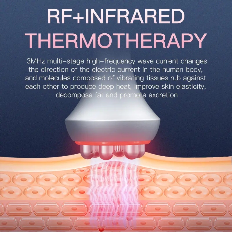 Professional RF Cavitation 80K Vacuum Slimming Machine Radio Frequency Lipo Laser Fat Burner improving the facial and body skin Equipment