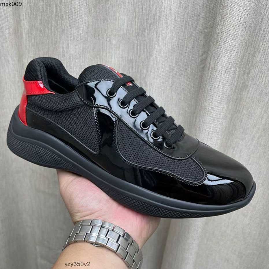 2023 luxury designer Men America'S Cup Xl Leather Sneakers High Quality Patent Flat Trainers Black Mesh Lace-up Casual Shoes Outdoor Runner IAZP
2023 luxury designer Men America'S Cup Xl Leather Sneakers High Quality Patent Flat Trainers Black Mesh Lace-up Casual Shoes Outdoor Runner IAZP