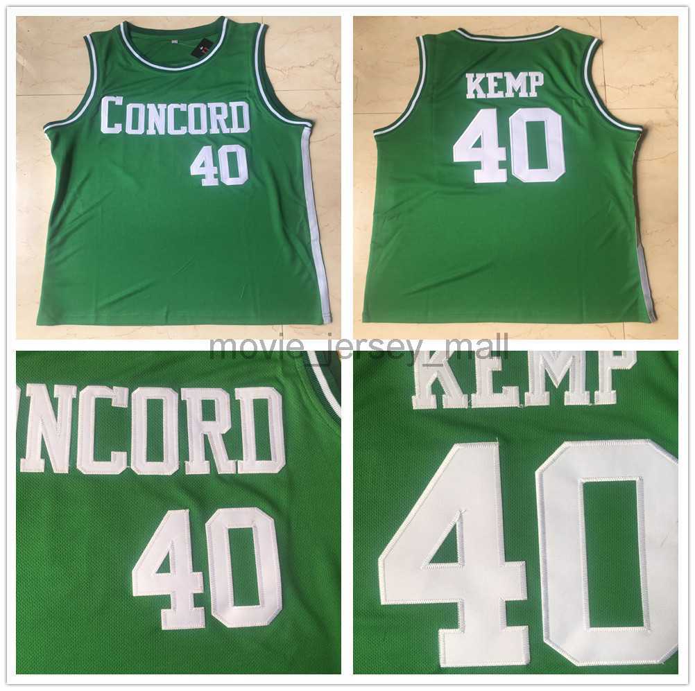 NCAA Mens Vintage Basketball Jerseys College Shawn 40 Kemp Concord Jersey High School Jerseys Green Shirts -2XL
NCAA Mens Vintage Basketball Jerseys College Shawn 40 Kemp Concord Jersey High School Jerseys Green Shirts -2XL